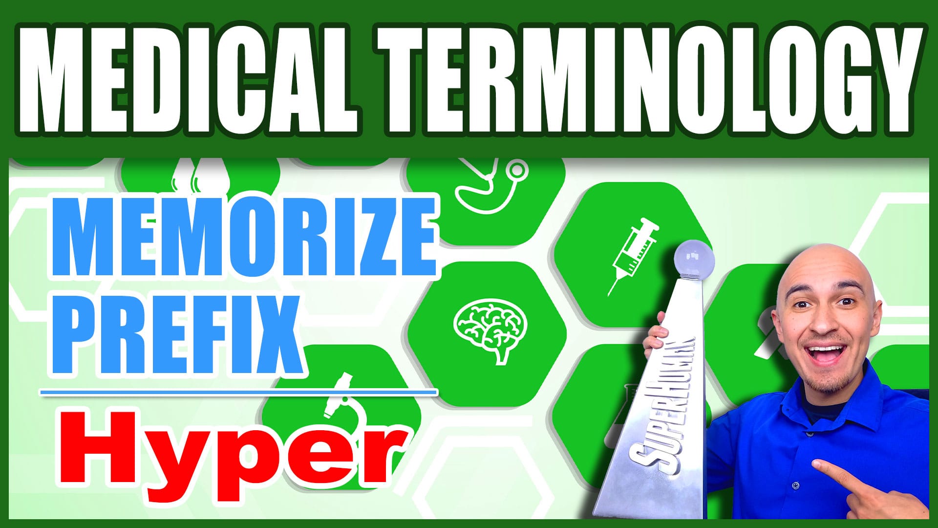 Hyper Medical Term Prefix  Quickly Memorize Meaning & Definition